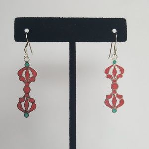Handmade silver earrings